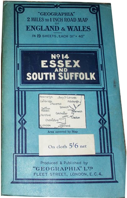 Geographia 2 Miles to the Inch Maps, Sheet 14, 1942 cover